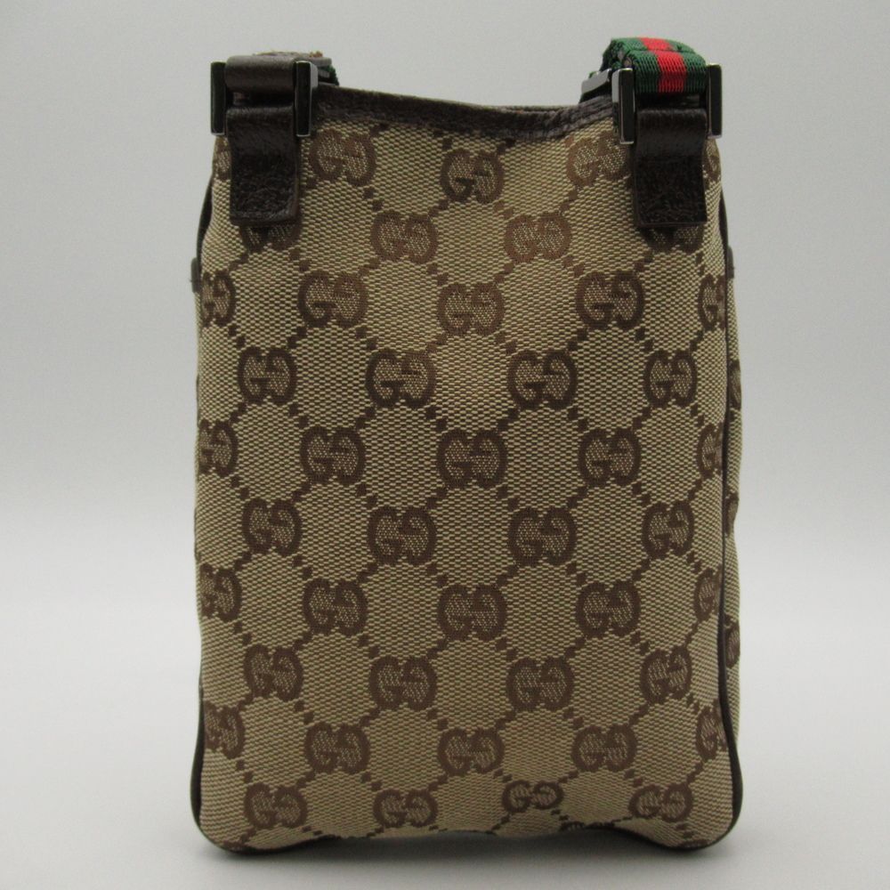 Gucci Beige Dark Brown GG Shoulder Bag - Picture 2 of 6